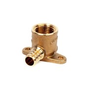 American Imaginations 0.5 in. x 0.5 in. Pex 90 Brass Elbow AI-35151